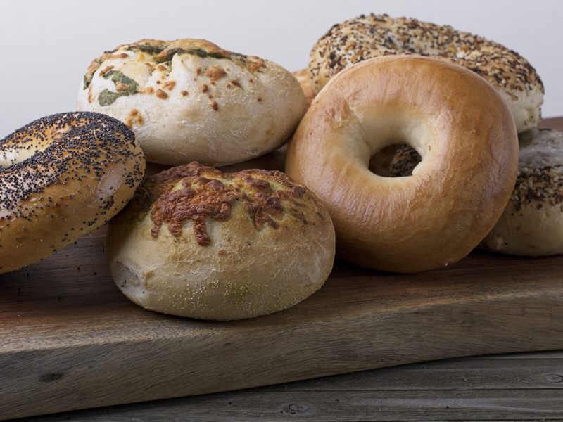 NY Bagel & Deli Pizza food