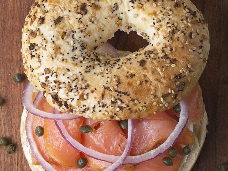 NY Bagel & Deli Pizza food